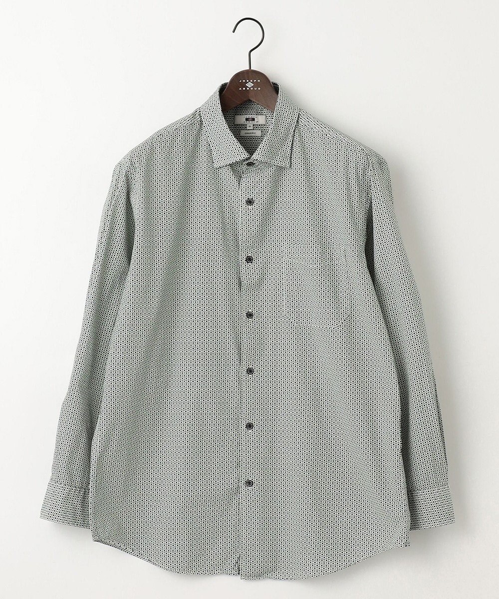 JOSEPH ABBOUD 【キングサイズ・オーガニックコットン使用】コットンプリント シャツ 