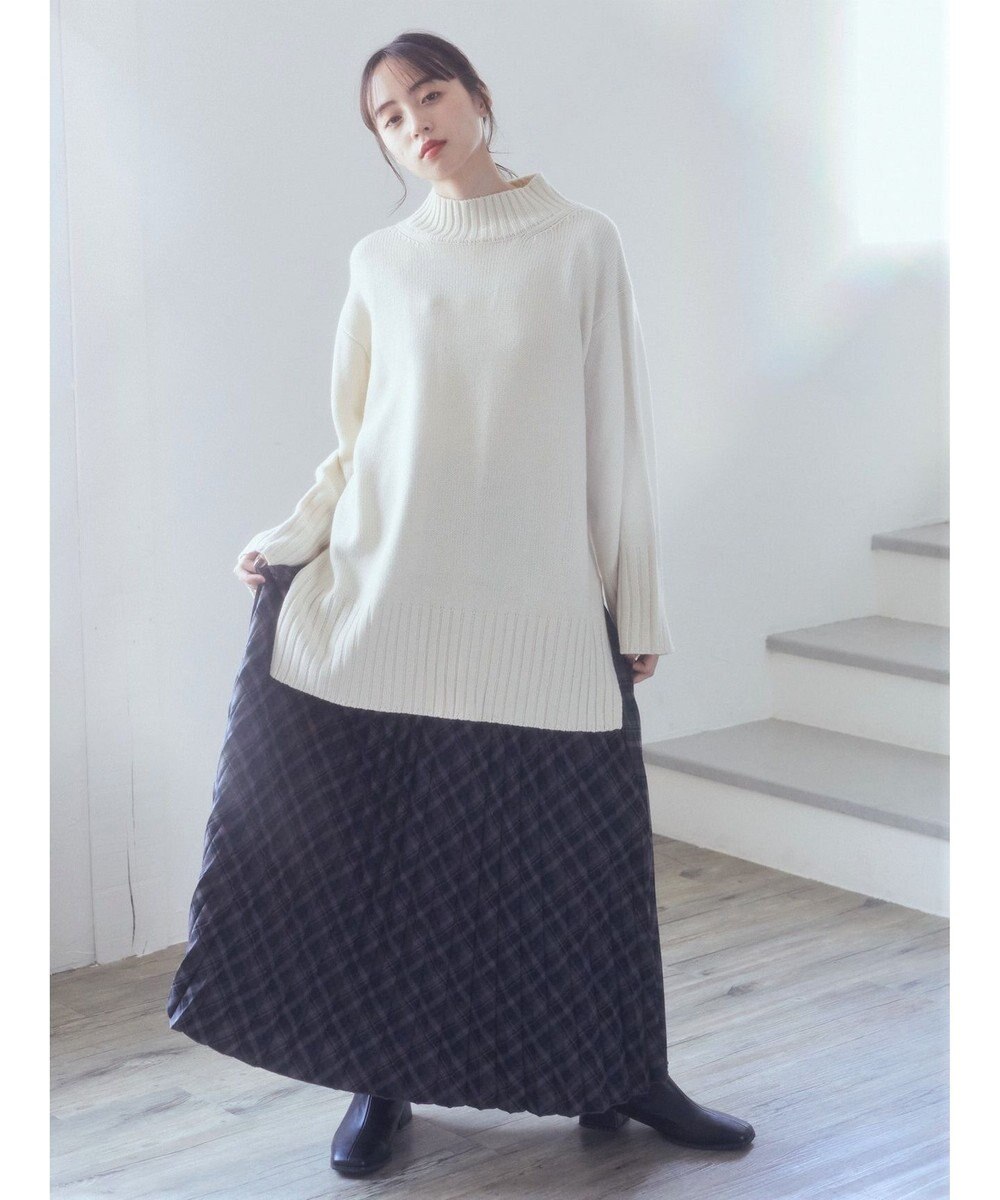 earth music&ecology すきな丈プリーツスカート 