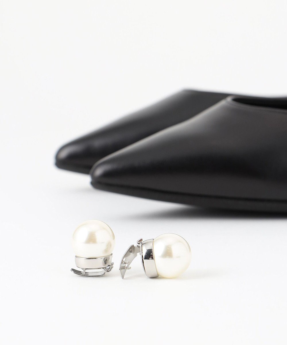 23区 パールモチーフ付 パンプス 