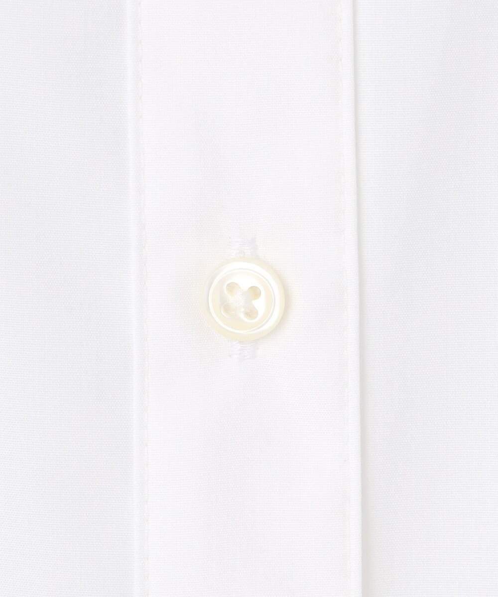 J.PRESS LADIES S 【洗える・抗菌防臭】100/2ホワイトブロード シャツカラー ブラウス 