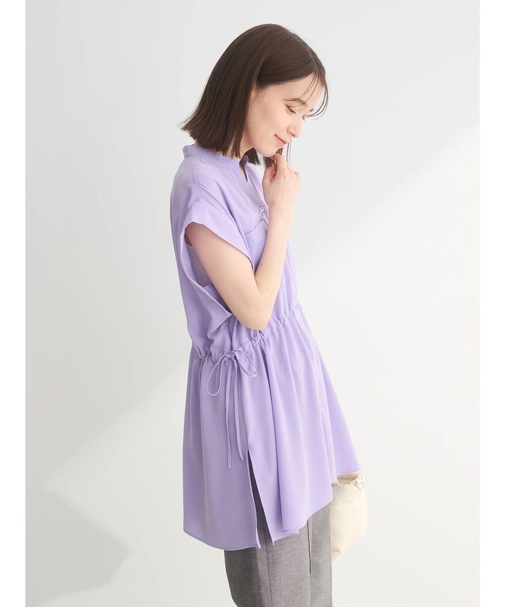 Green Parks ウエストドロストフレンチスリーブチュニック 