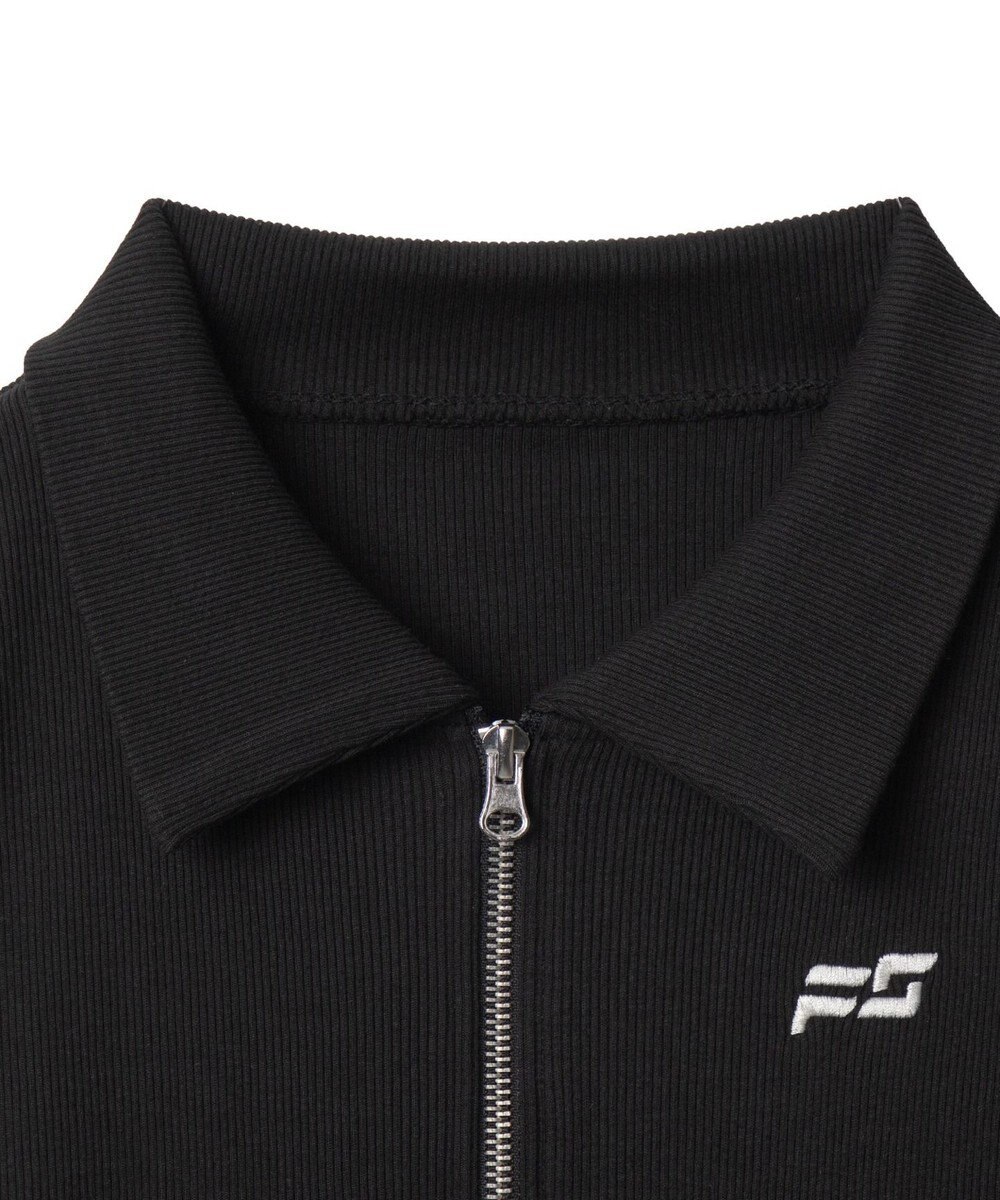 WEGO ヴィンテージウォッシュWZIPトップス 