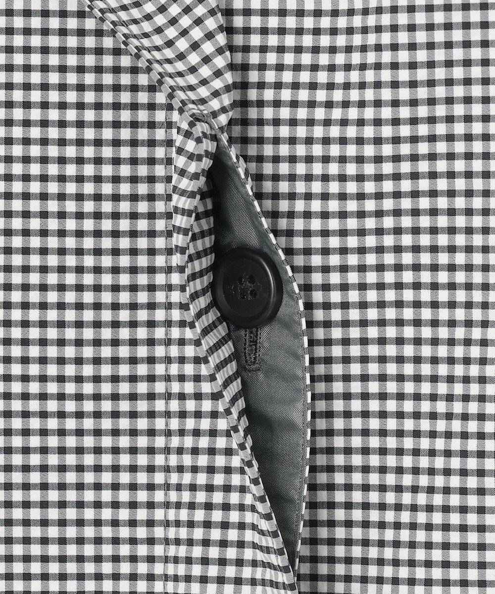 J.PRESS LADIES L 【洗える】Lightストレッチギンガム シングル トレンチコート 