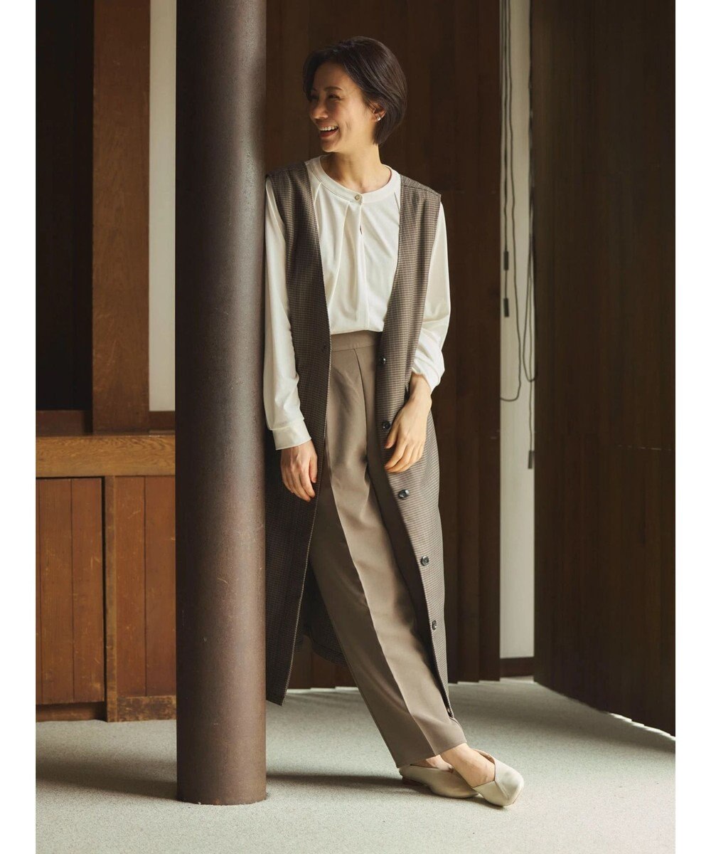 Green Parks ジレにもなる２ｗａｙＶネックジャンスカ 