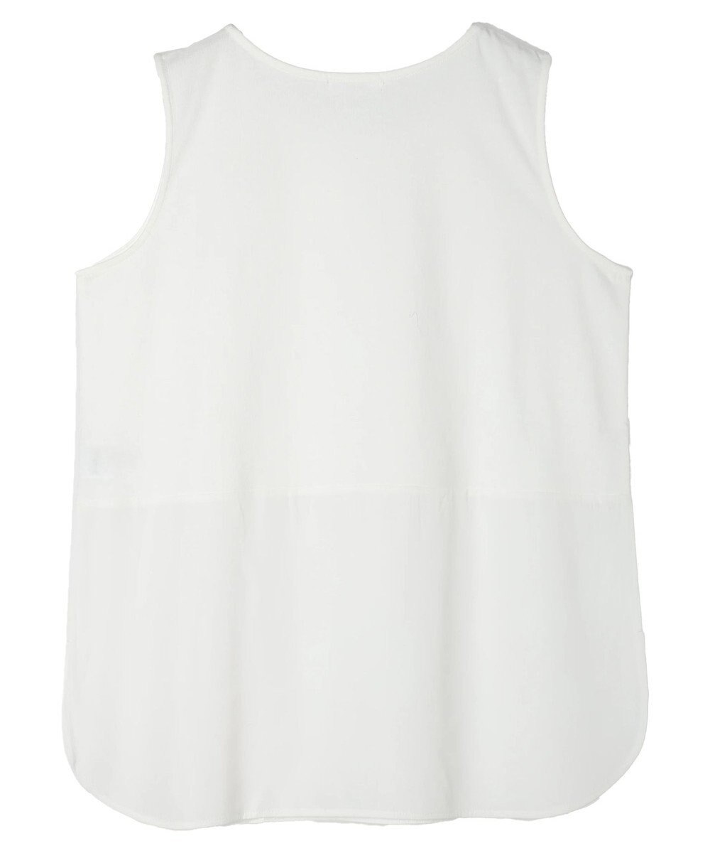 Green Parks ノースリーブドッキングホワイトインナー 