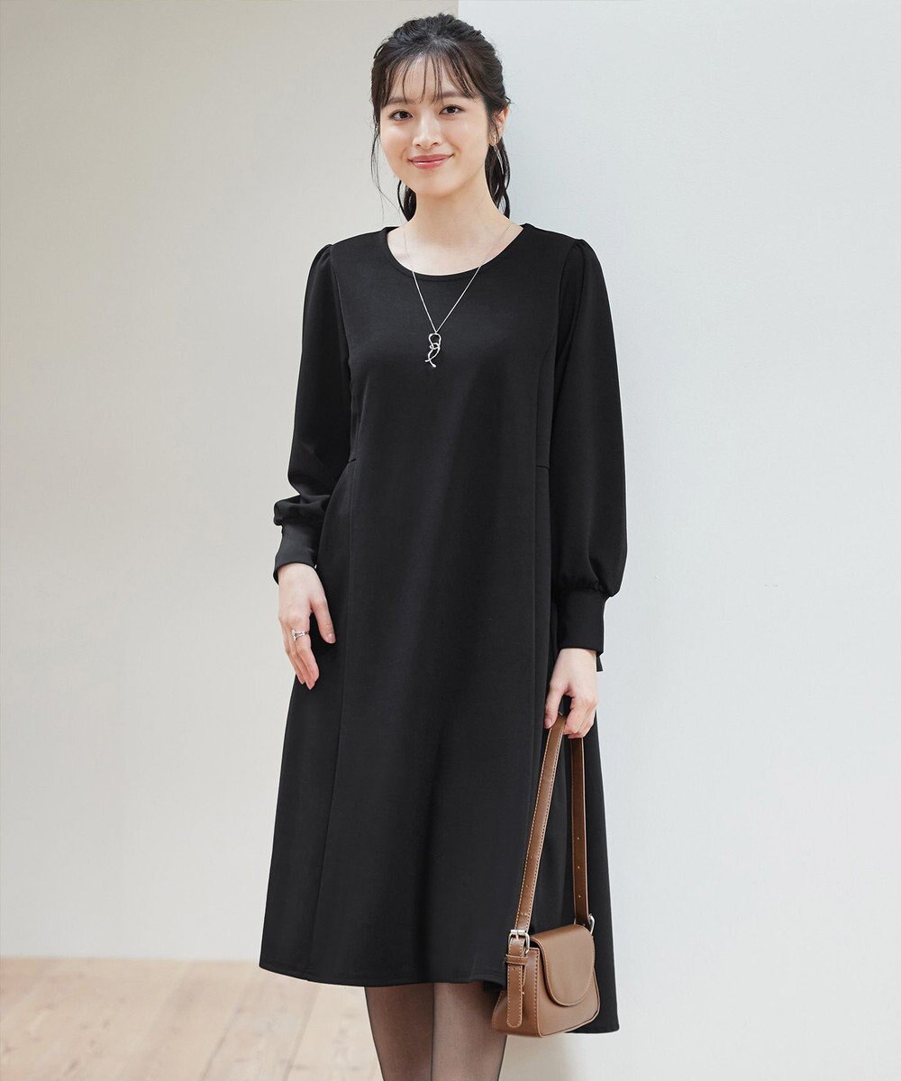 Tiaclasse L 【洗える】ドッキングティアードワンピース 