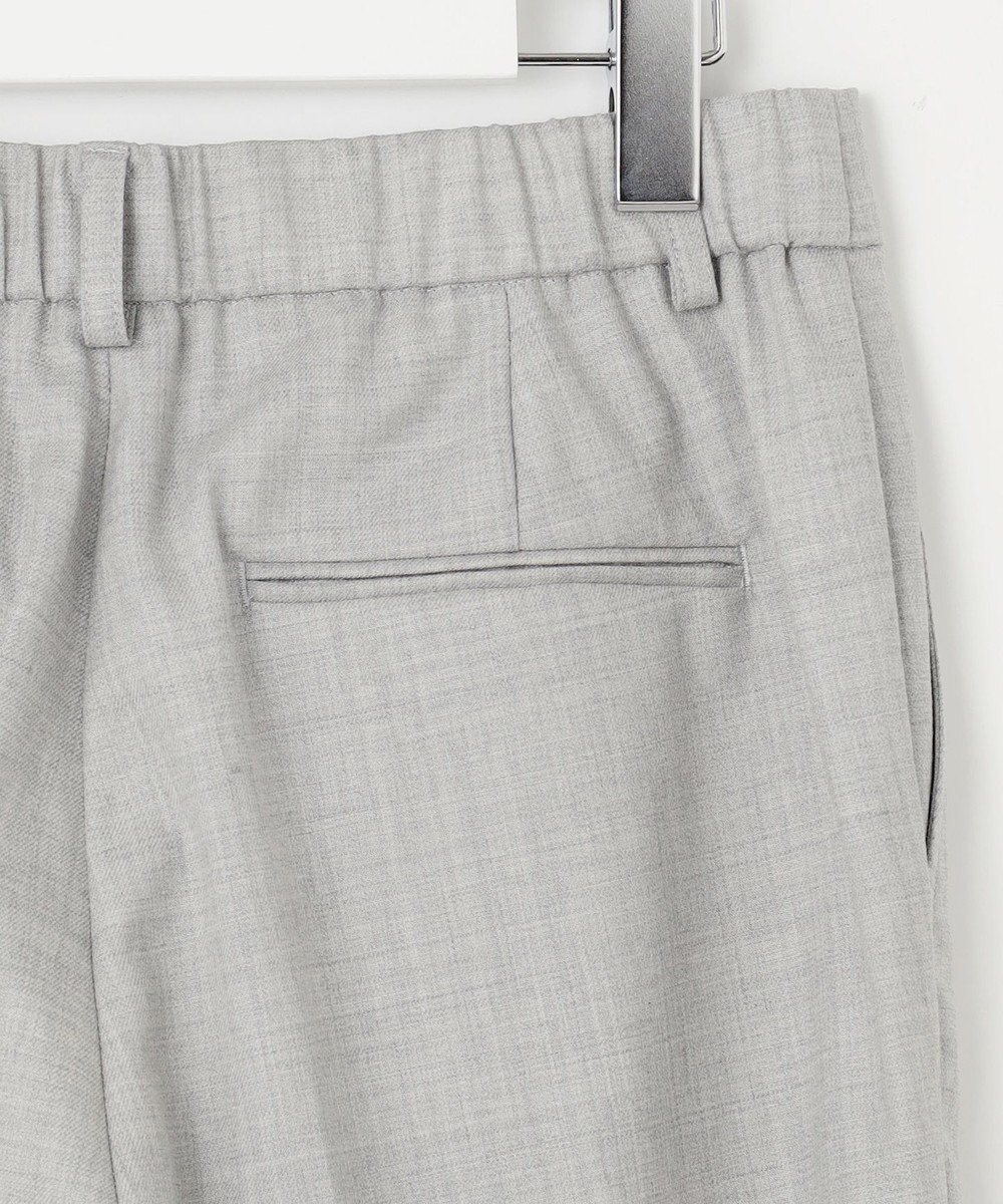 23区 クリアウールサキソニー テーパードパンツ 