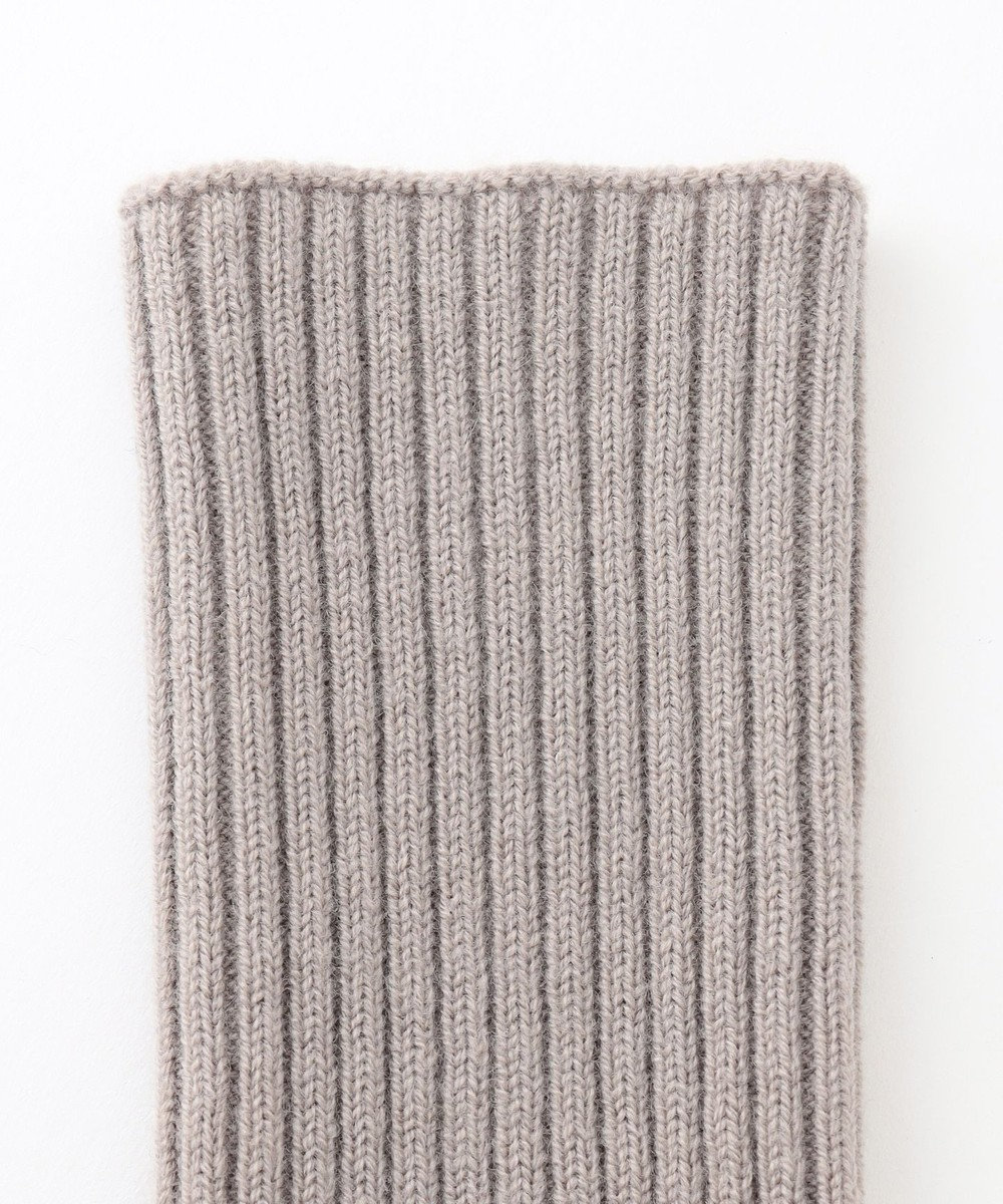 自由区 【洗える】ウールブレンドバルキー アームウォーマー 