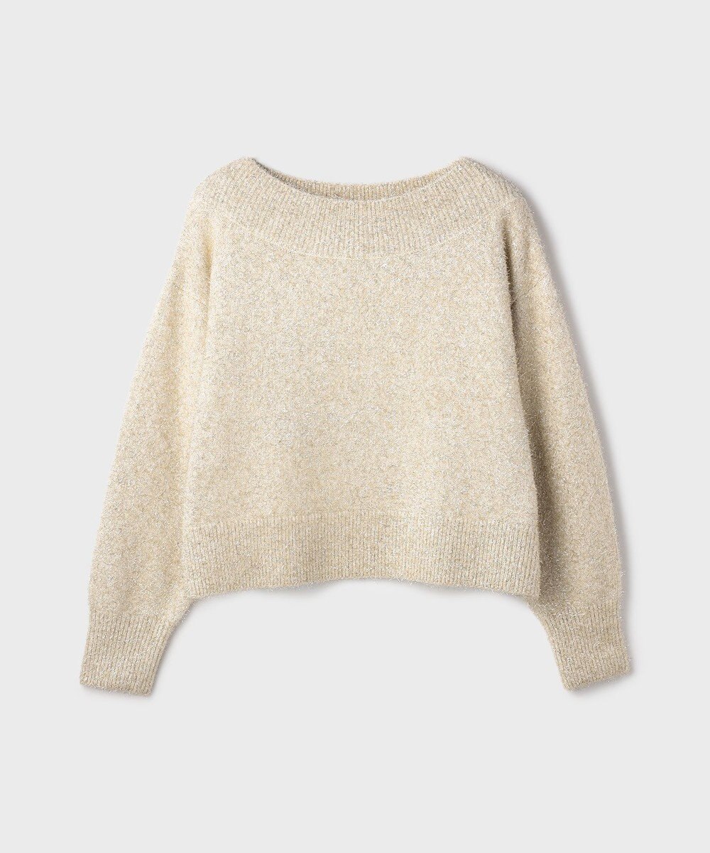 GRACE CONTINENTAL グリッターニットトップ 