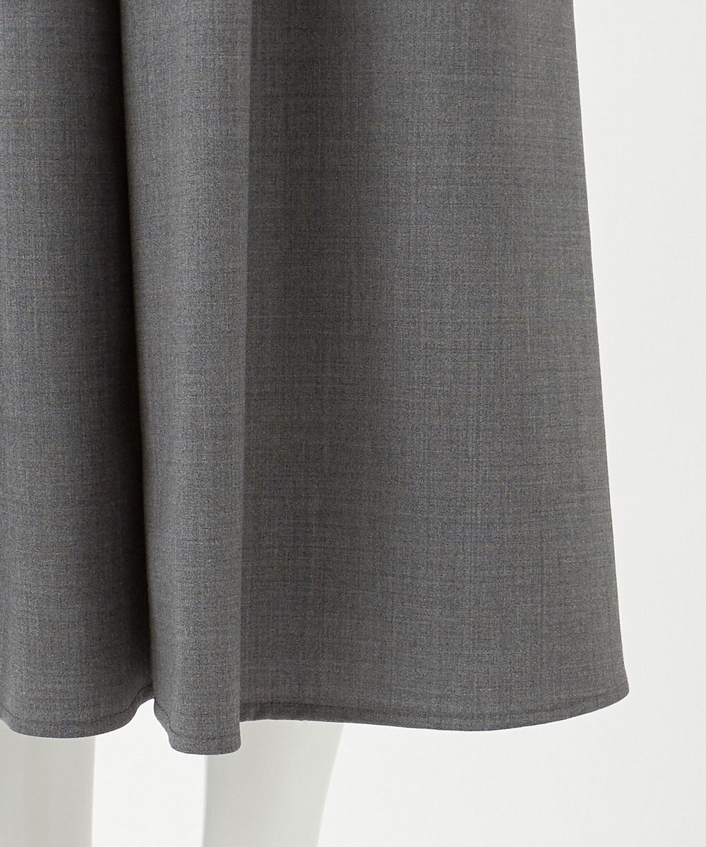 23区 L 【エステータ】ウールトロドライストレッチ カシュクールシャツ ワンピース 