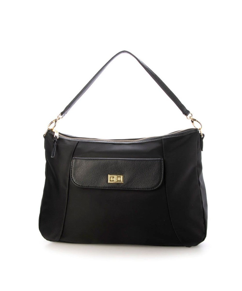 UNBILLION ペルケ perche / ナイロン牛革ヒネリかぶせ2wayトート 