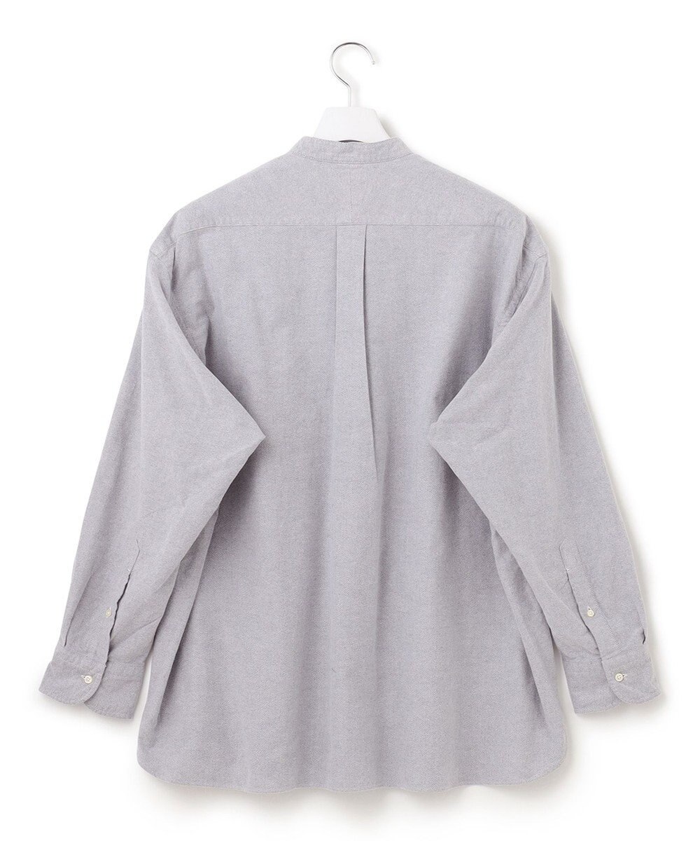 J.PRESS YORK STREET 【UNISEX】オックス起毛 バンドカラーシャツ 