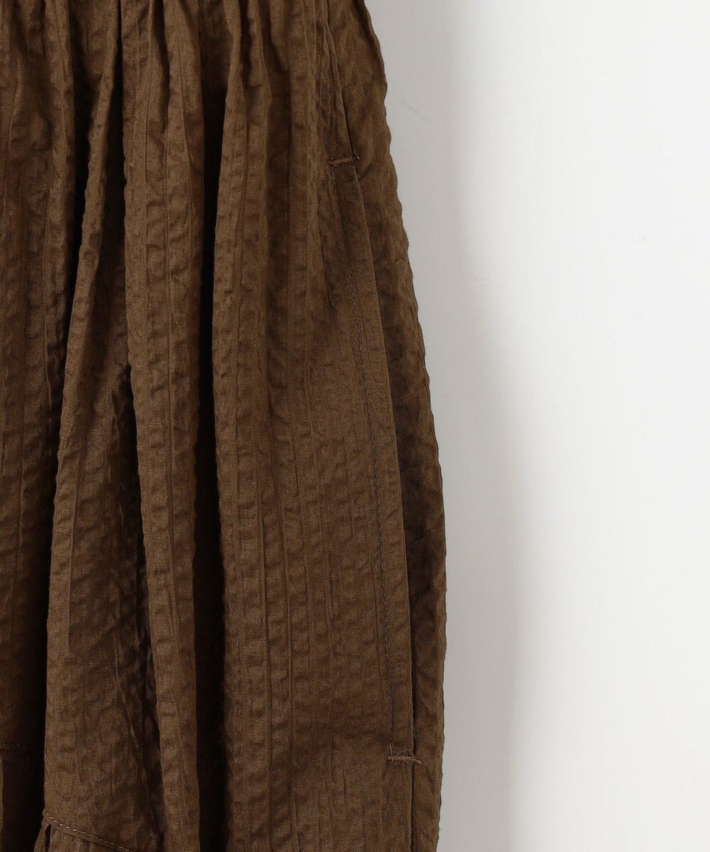 23区 【SLOW/一部店舗限定】コットンローンウェーブ バルーン ワンピース 