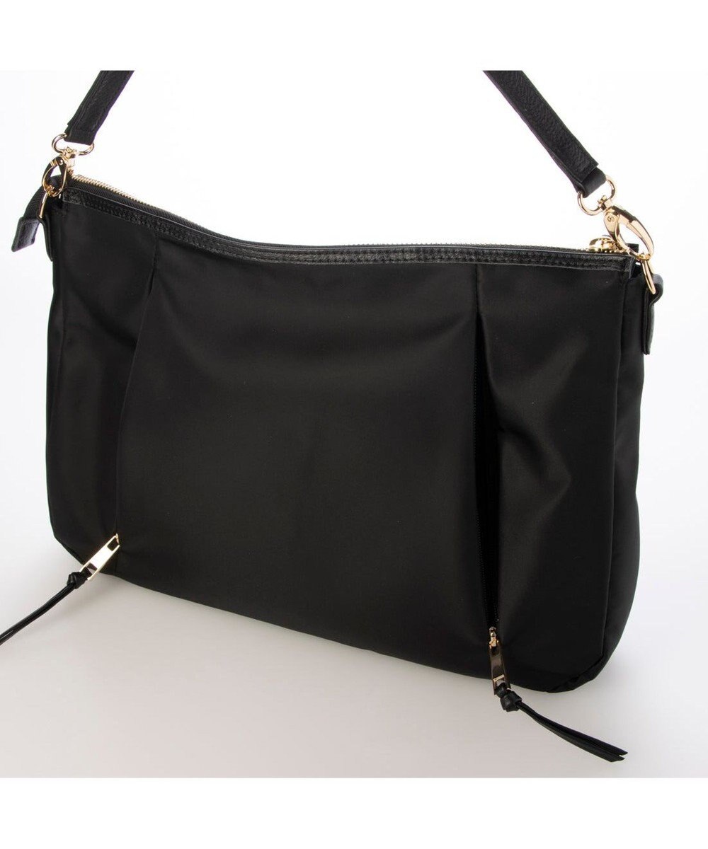 UNBILLION ペルケ perche / ナイロン牛革ヒネリかぶせ2wayトート 