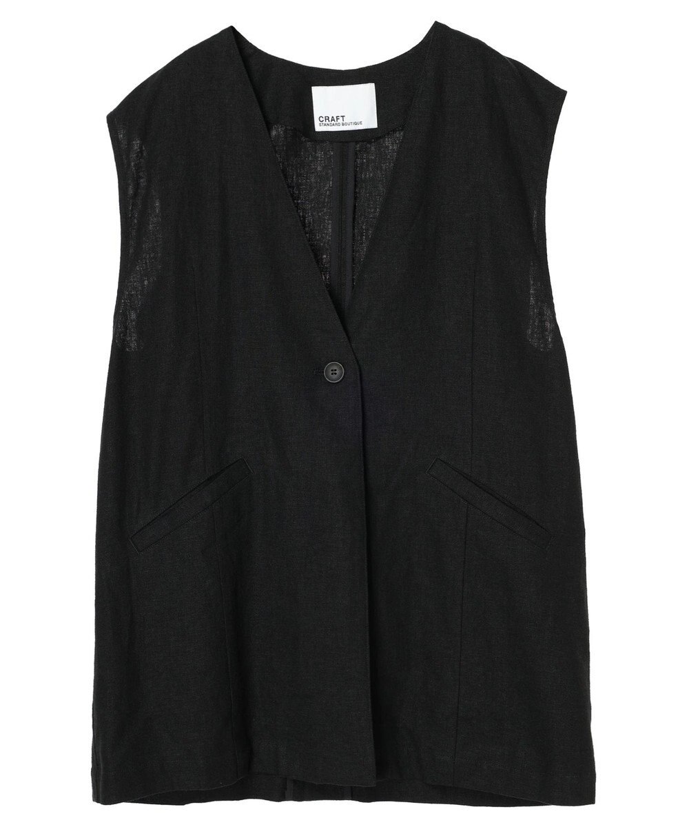 CRAFT STANDARD BOUTIQUE 【キナリノ別注】リネンレーヨンジレベスト 