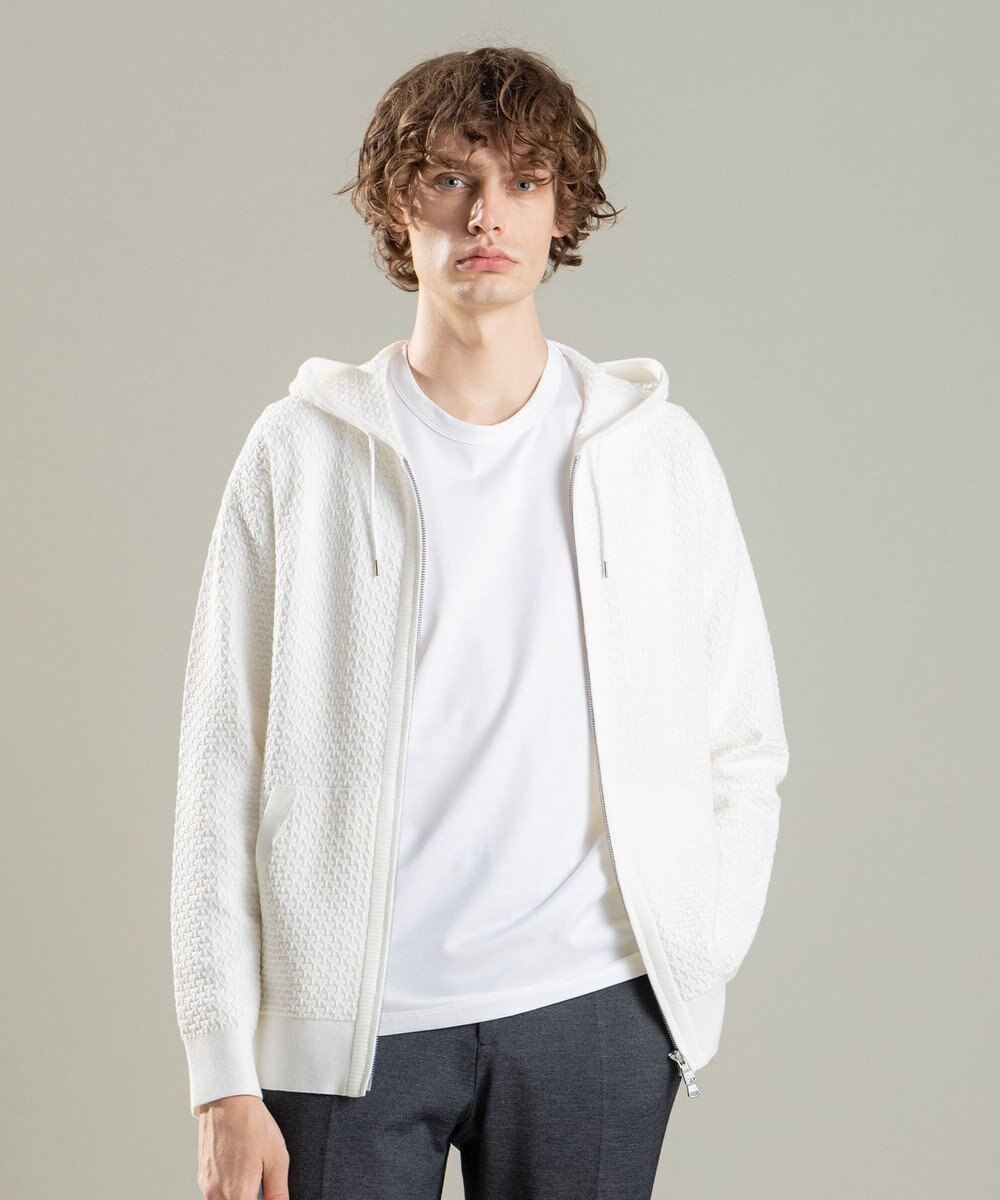 JOSEPH HOMME ヴィスコースリンクスジャガード　パーカ 