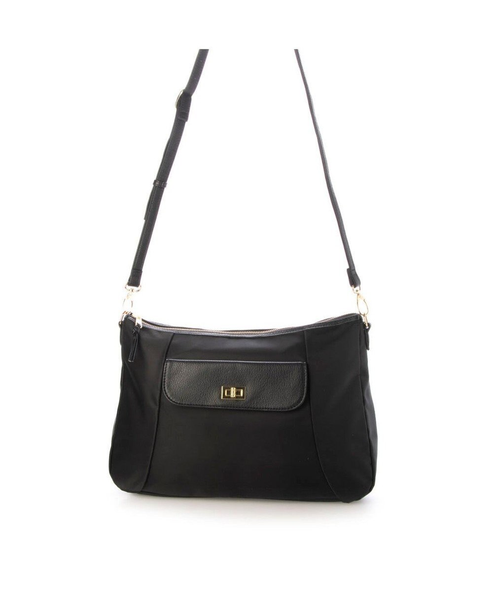 UNBILLION ペルケ perche / ナイロン牛革ヒネリかぶせ2wayトート 