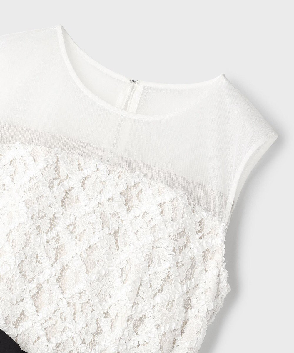 GRACE CONTINENTAL コード刺繍ワンピース 