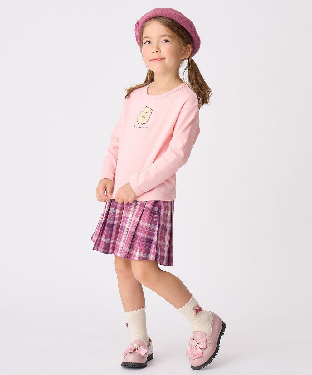 ANY KIDS 【すみっコぐらし】サガラ刺繍 長袖 Tシャツ 