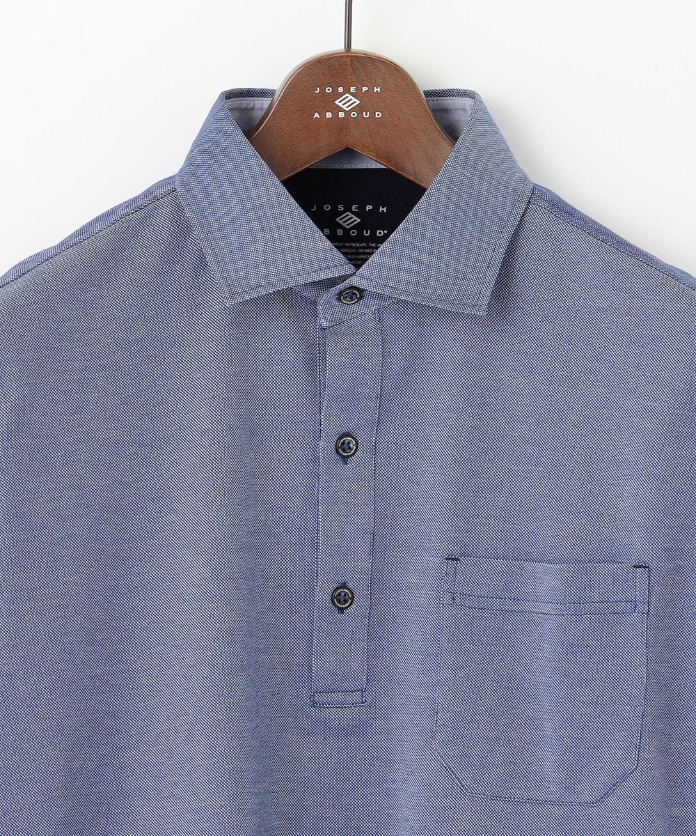 JOSEPH ABBOUD クールビズ【WEB限定・速乾】シャンブレー ポロシャツ 