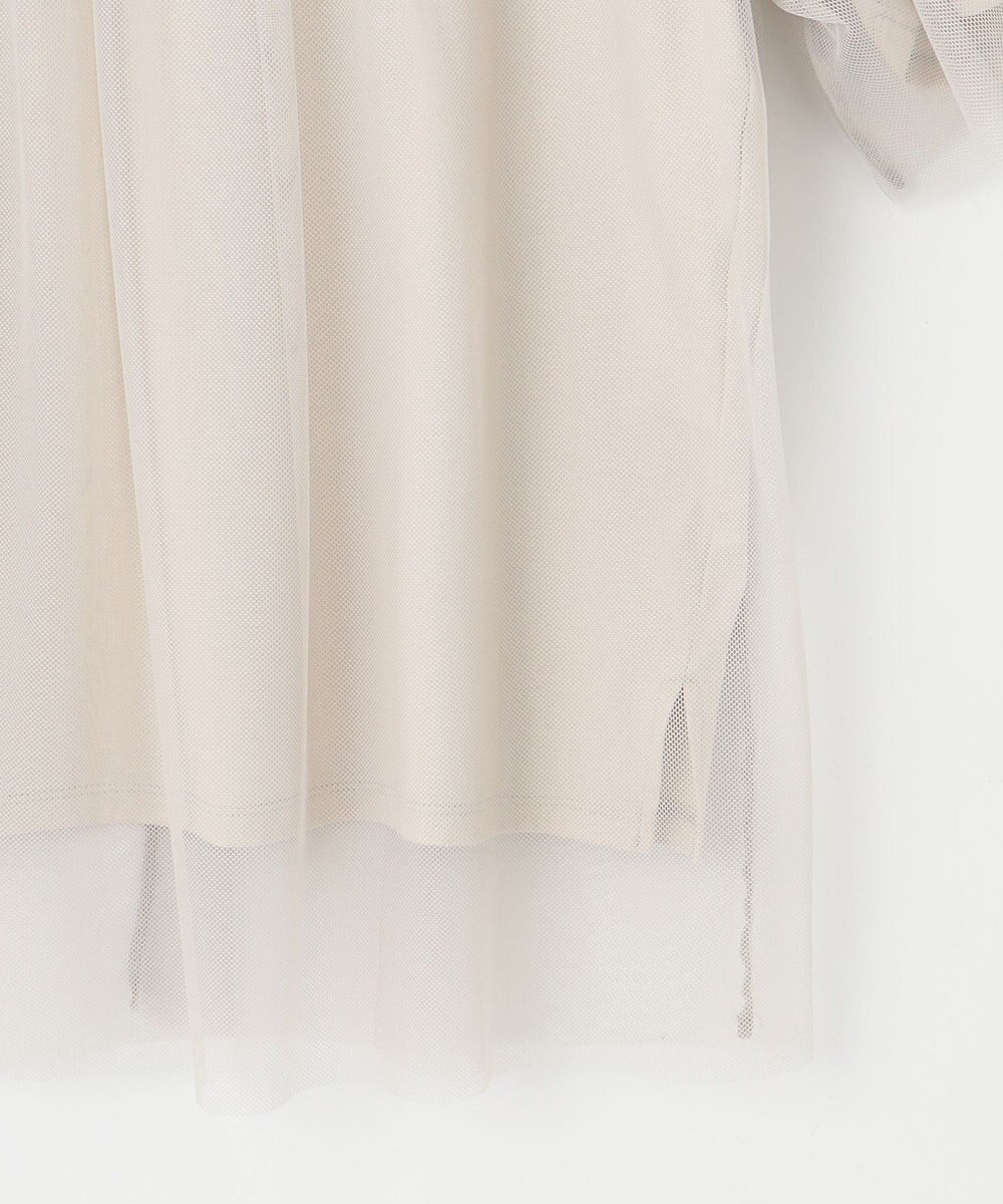 自由区 【洗える】シアーチュールプルオーバー カットソー 