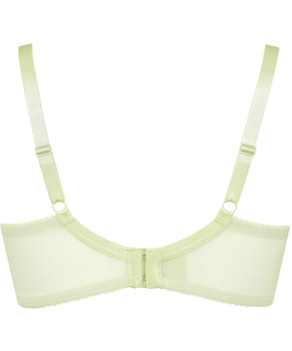 WACOAL 【リボンブラ 脇すっきり】 ブラジャー 脇高設計 着やせシルエット 谷間をメイクしてキープ Gカップまで対応 大きいサイズ レディース BRB433 /ワコール 