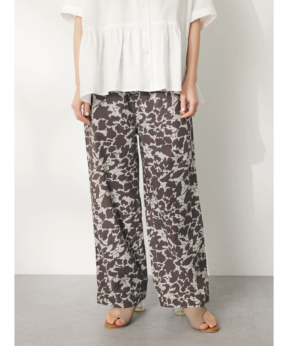CRAFT STANDARD BOUTIQUE インド綿総柄イージーパンツ 