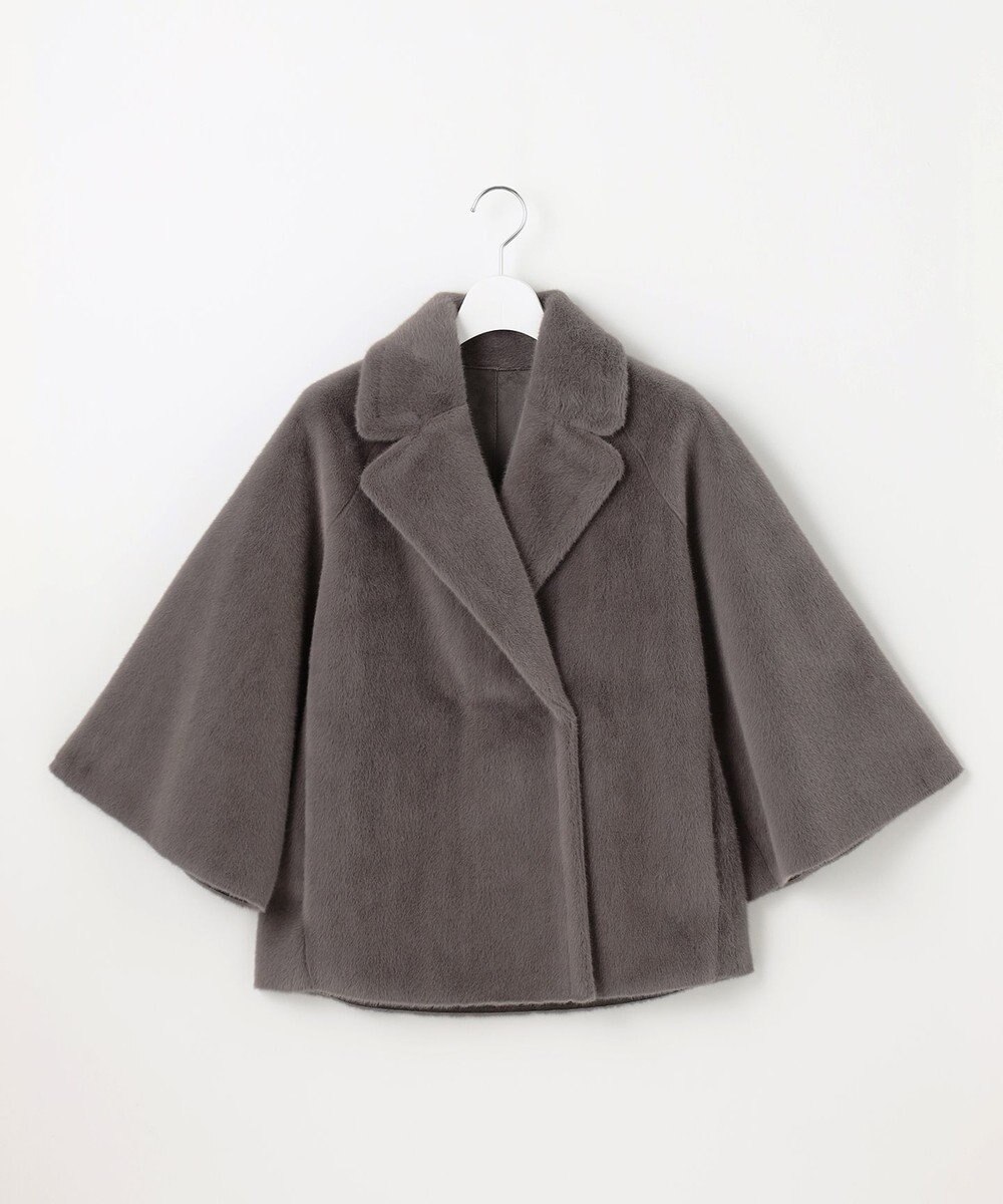 自由区 エコミンクショート コート 