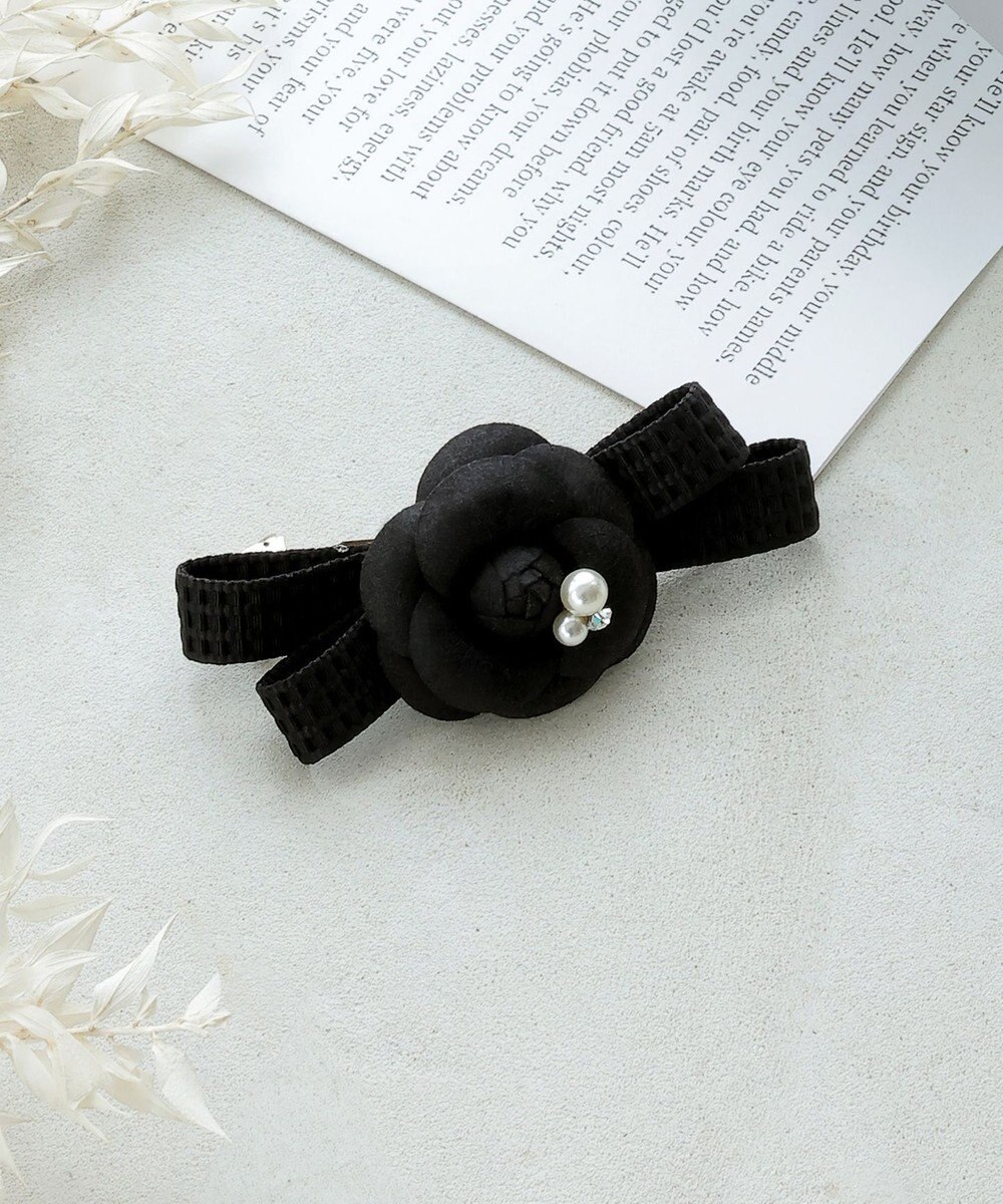 Tiaclasse 【安田美沙子さん着用・選べる2TYPE】ローズモチーフバレッタ 