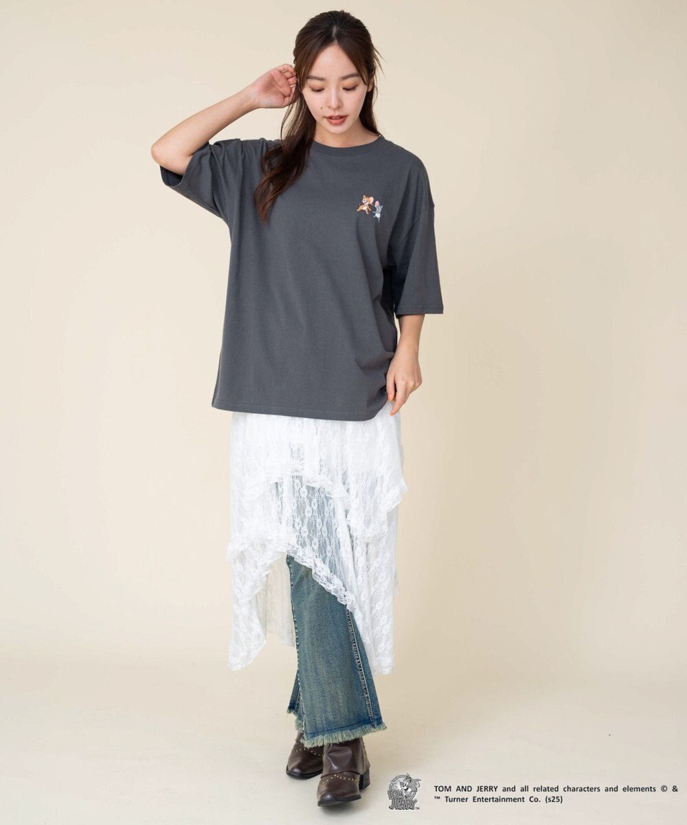 WEGO 【新柄追加/ユニセックス着用アイテム/SMLサイズ展開】TOMandJERRYグラフィックT（S） 