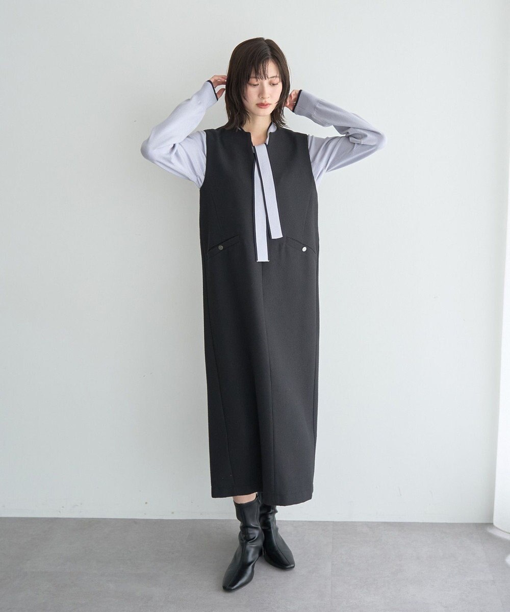 YECCA VECCA キーネックジャンスカ 