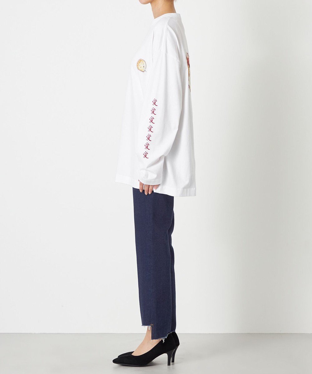 NAVE タブチ×NAVE プリント長袖Tシャツ 