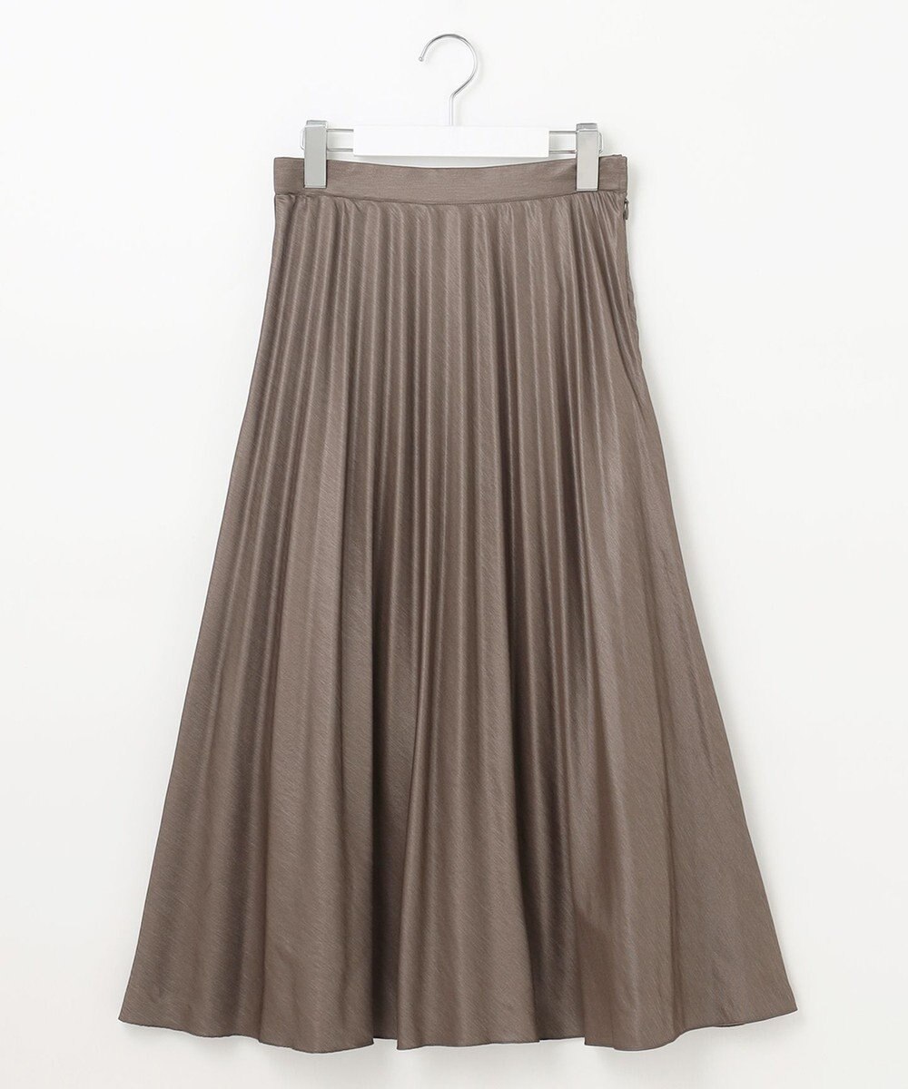 J.PRESS LADIES S 【洗える】Mistyスラブツイル プリーツ スカート 