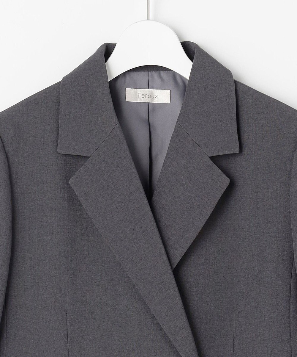 Feroux 【先行予約】パール釦テーラード ジャケット 