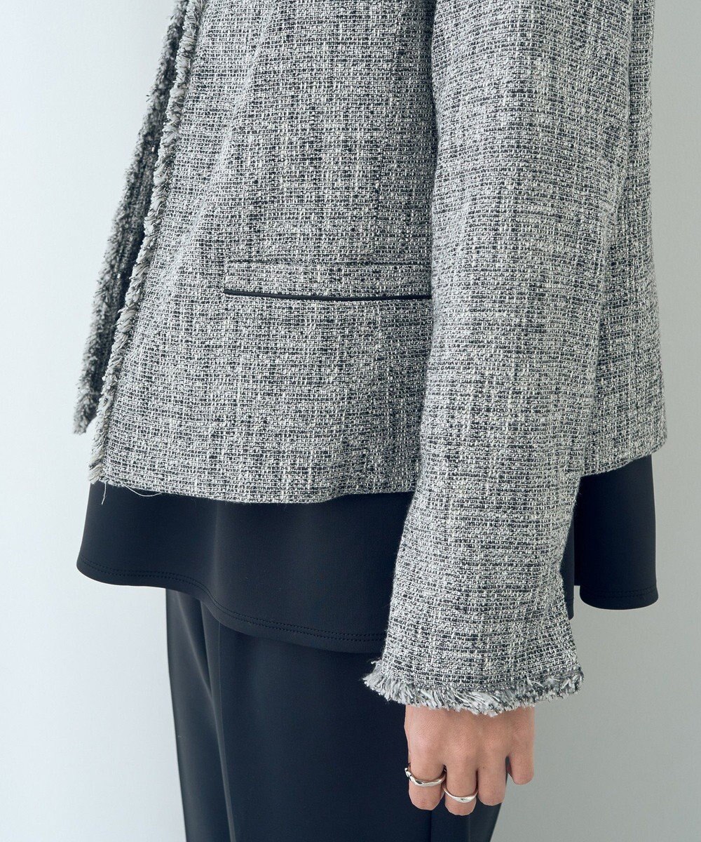 YECCA VECCA ツイードジャケット 