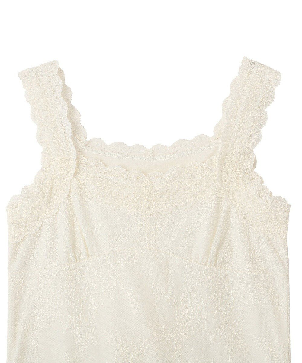earth music&ecology 総レースホルターネックキャミソール 