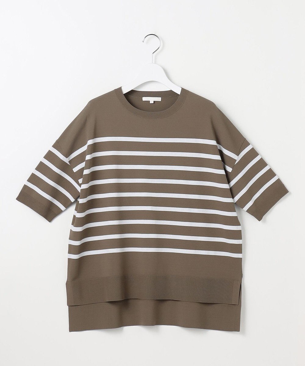 自由区 S クレープストレッチプルオーバー ニットⅡ 