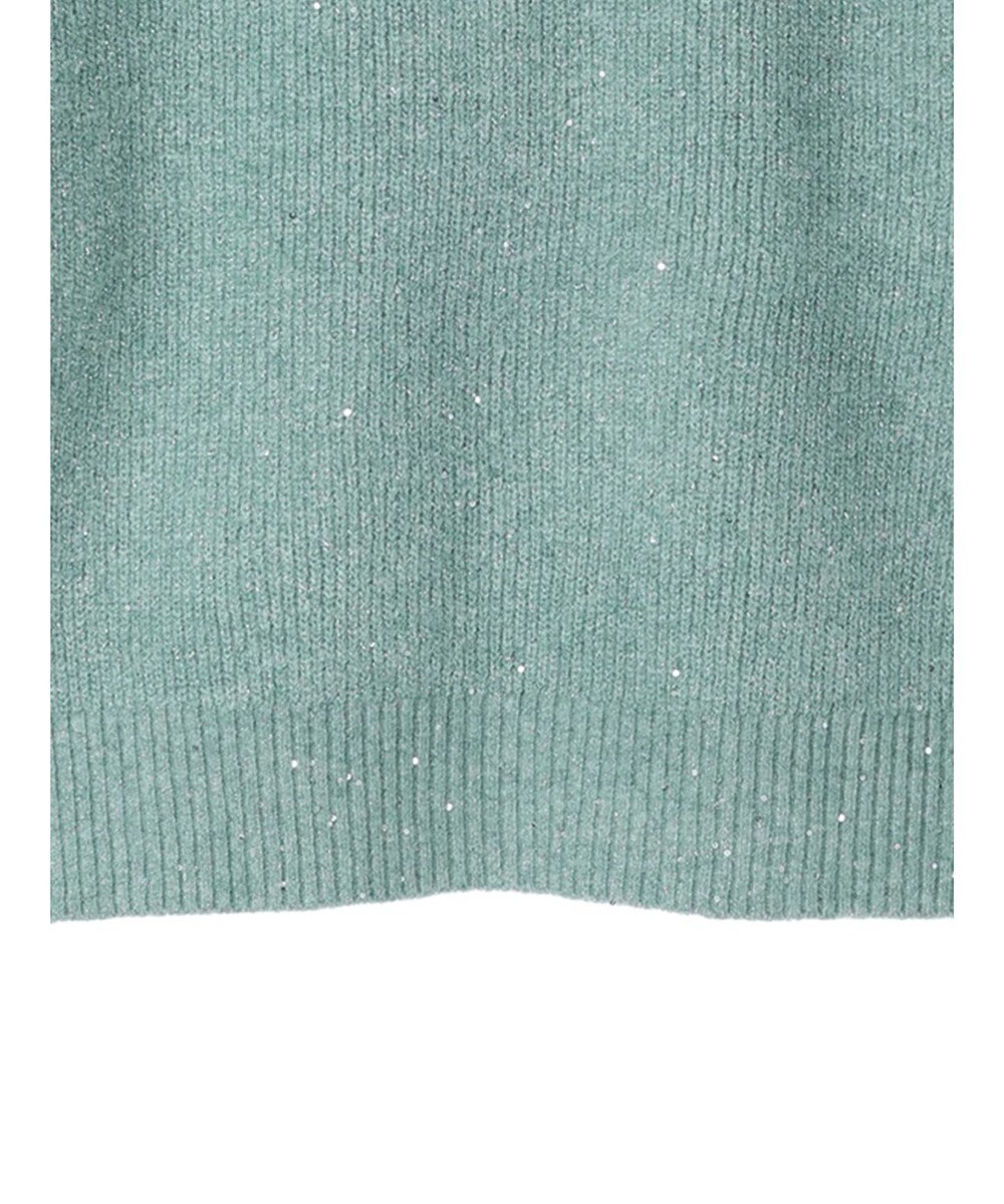 Green Parks ・Ｐｅｔｉｔ　Ｆｌｅｕｒ　ラメ＆スパンコールニット 