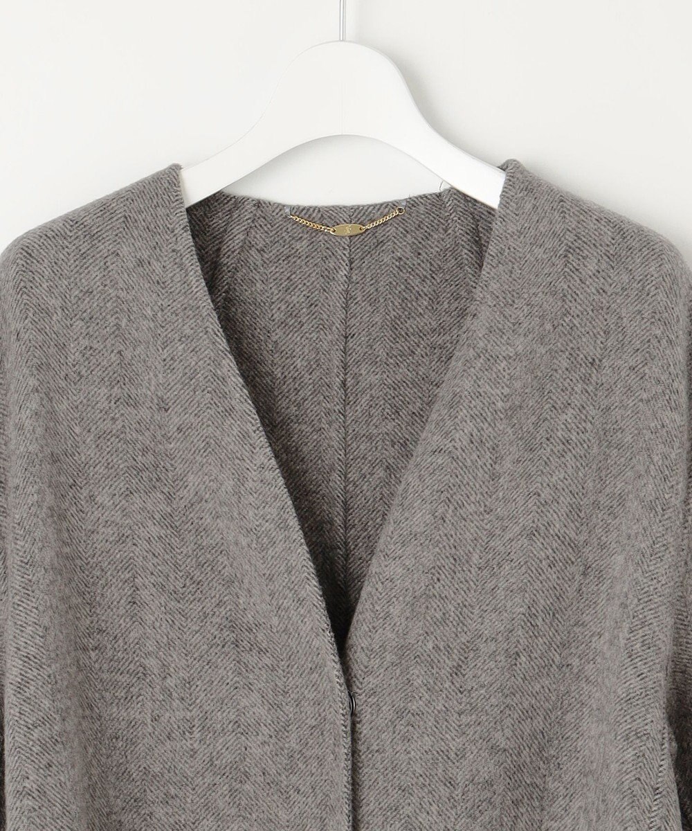 自由区 L ウールリバーロング コート 