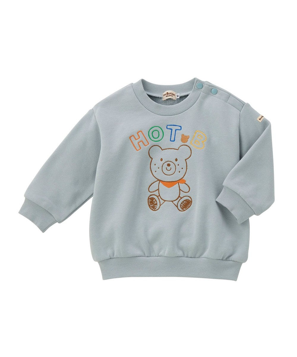 MIKI HOUSE HOT BISCUITS 【80-110cm】【NEW Color Series】裏毛パイル素材 トレーナー 