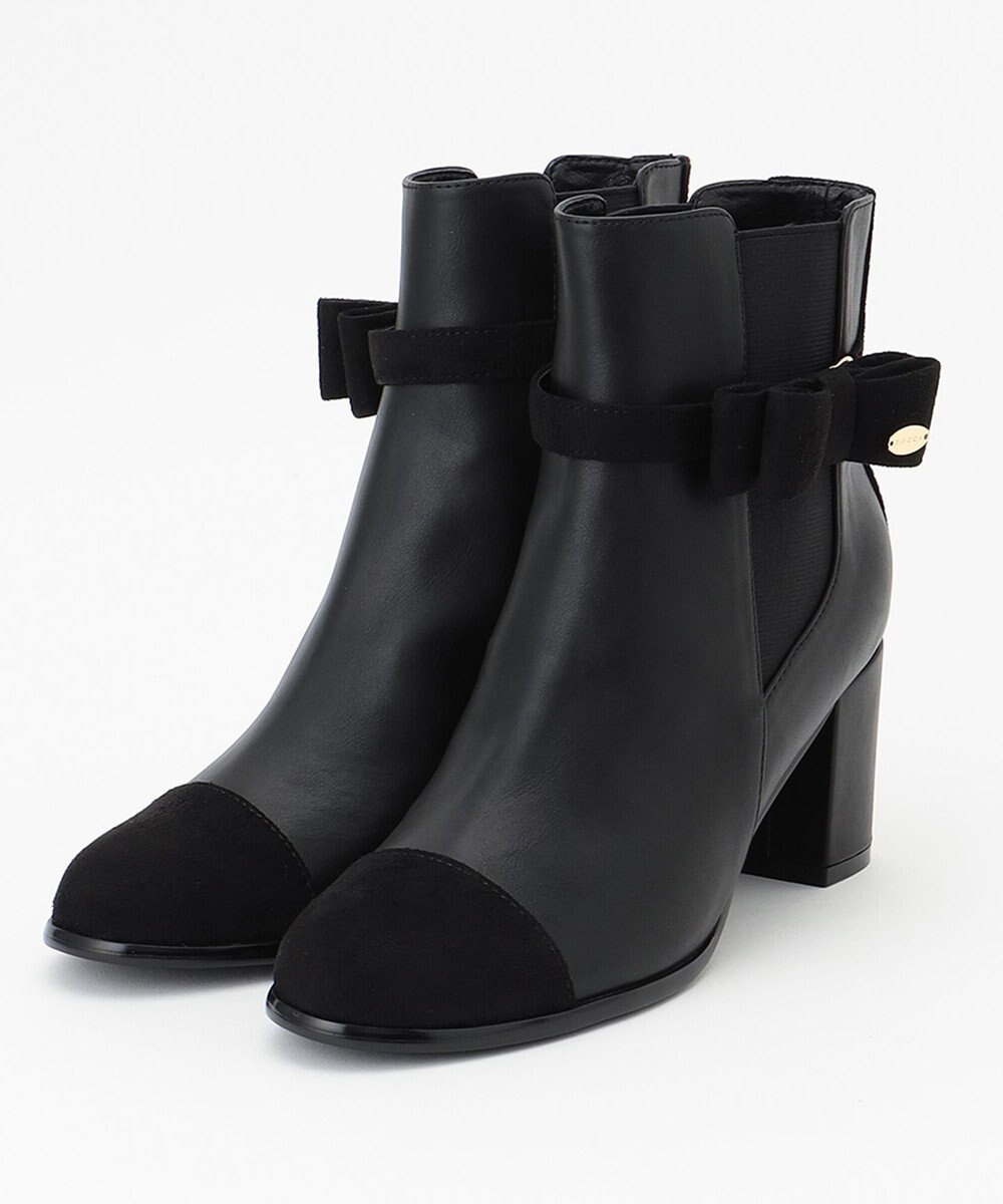 TOCCA RIBBON SIDEGORE BOOTS リボンが外せる2WAYブーツ 
