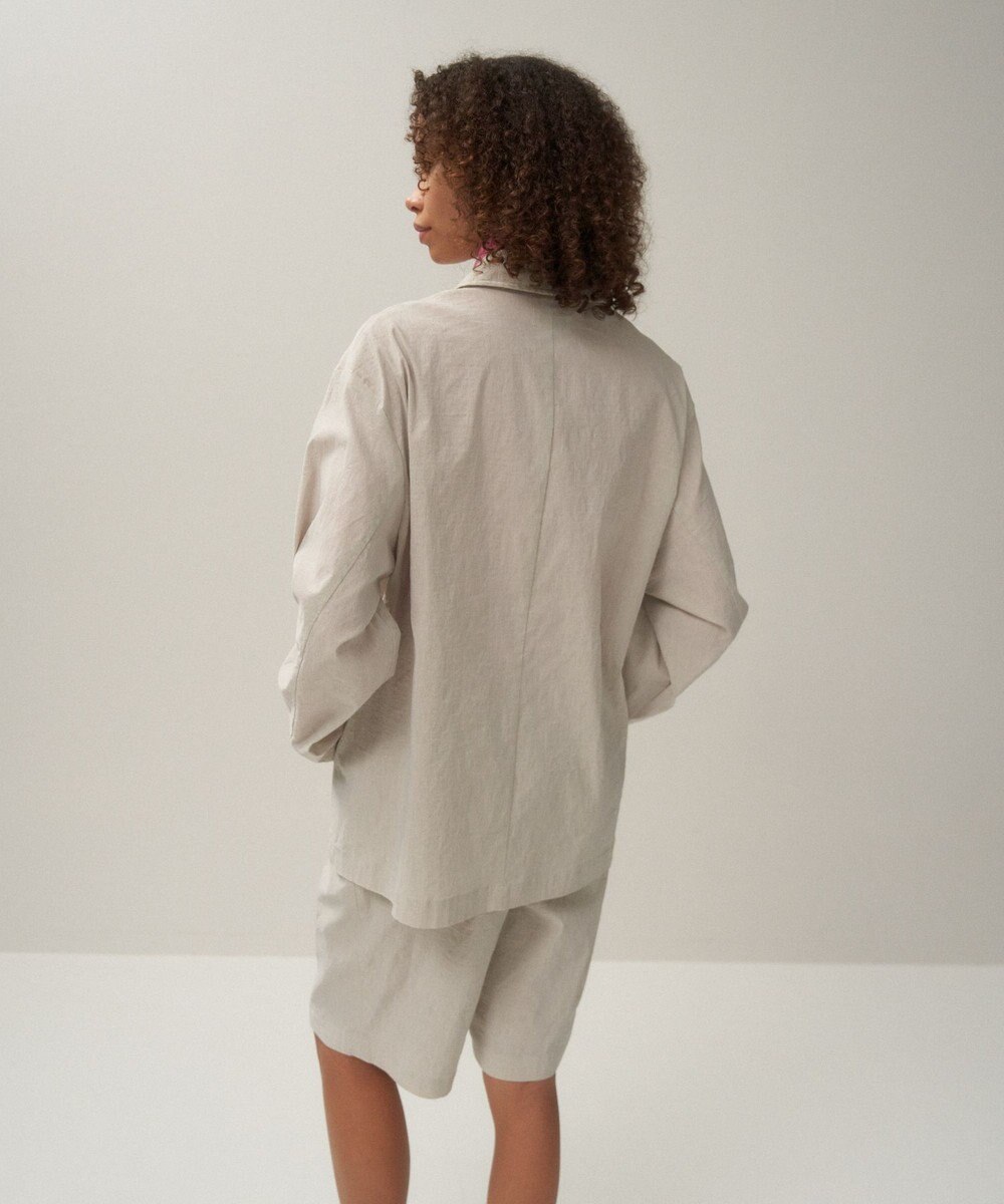 ATON STRETCH NYLON LINEN | ジップアップジャケット - UNISEX 