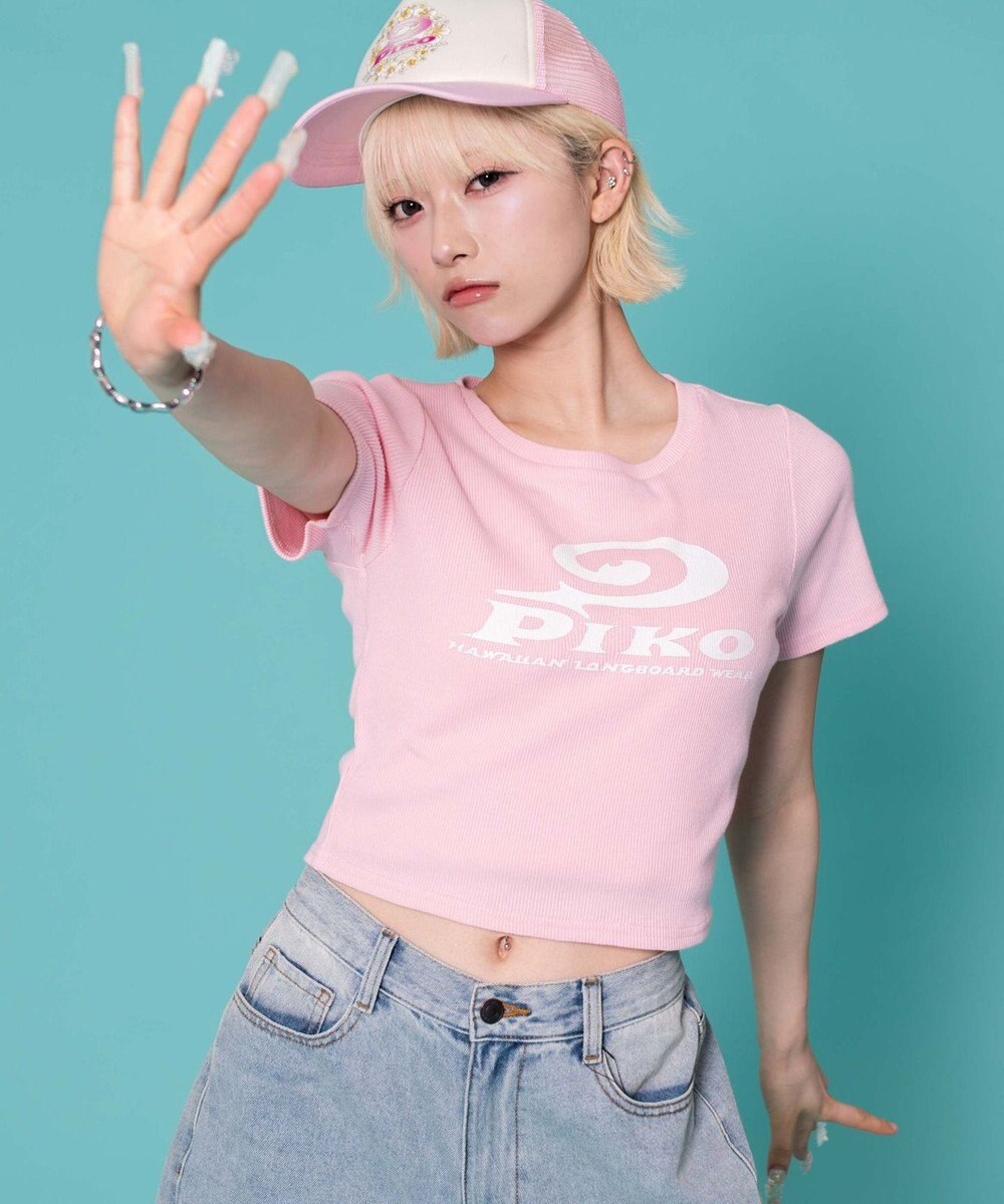 WEGO 別注PIKOラメ　リブT 