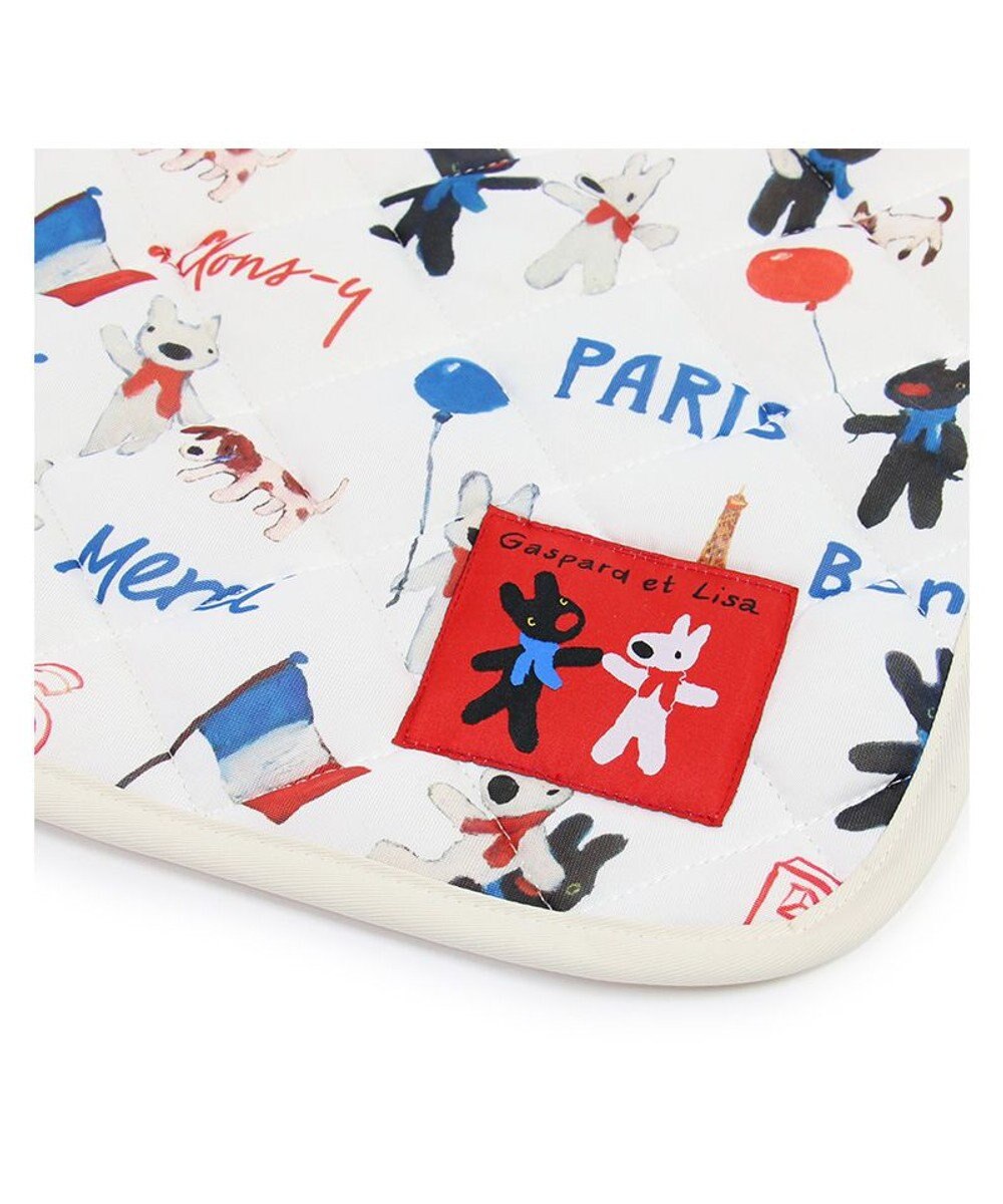 PET PARADISE リサとガスパール クール マット 《パリ柄》 小型犬 48×40㎝ 