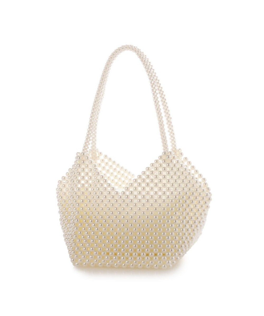 UNBILLION カシュカシュ cachecache / ビーズハート手提げバッグ 