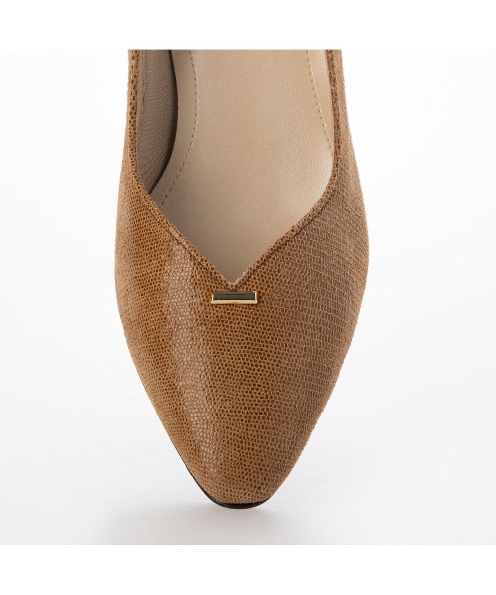 Riz raffinee <Riz raffinee>Vカットリザードプリントパンプス 