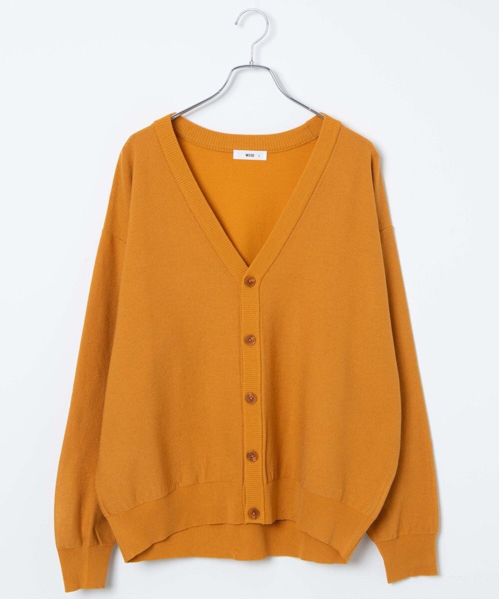 WEGO 【ユニセックス着用ITEM/紫外線対策/冷房対策】オーバーフィットドライタッチカーディガン 
