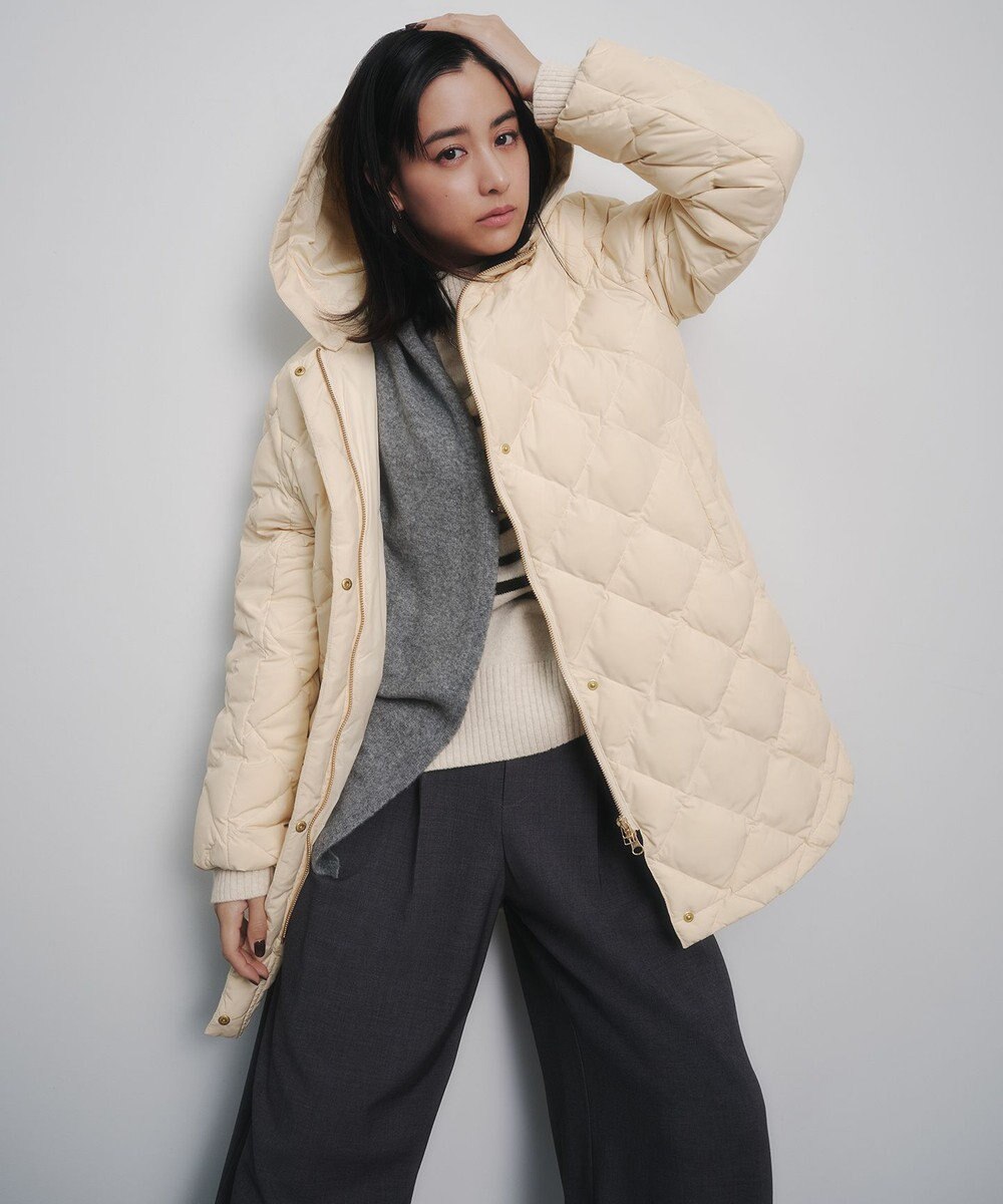 UNFILO マイビューティ タックワイドパンツ 