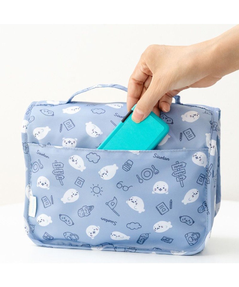 Mother garden しろたん トラベルポーチ 《旅行柄》 