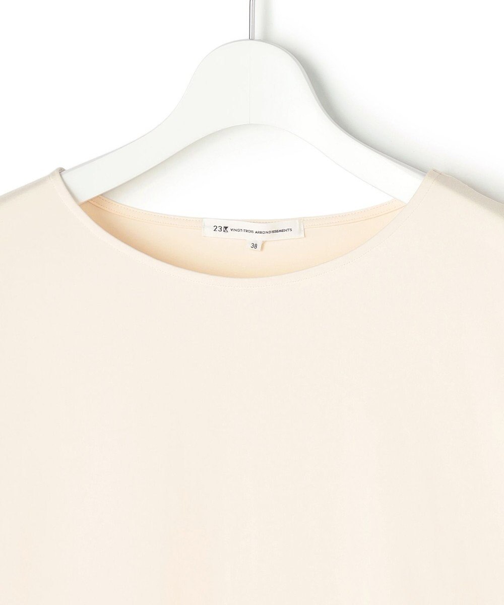 23区 【先行予約】ナチュラルコットンベア シアードッキング カットソー 